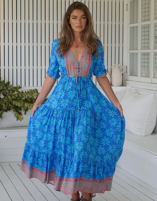 Tessa Maxi-Take me On Vacay Print