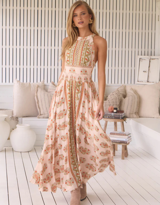 Endless Summer Maxi- Heirloom Print