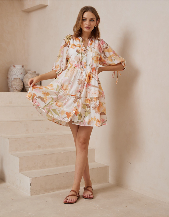 Tea Garden Babydoll Dress