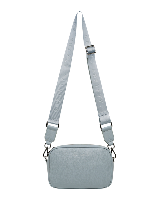 Plunder Bag With Webbed Strap-Powder Blue