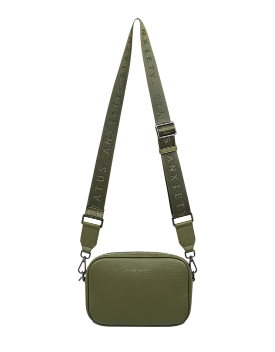 Plunder Bag With Webbed Strap-Khaki