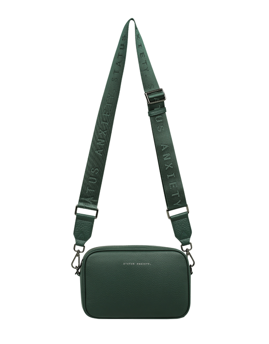 Plunder Bag With Webbed Strap-Green