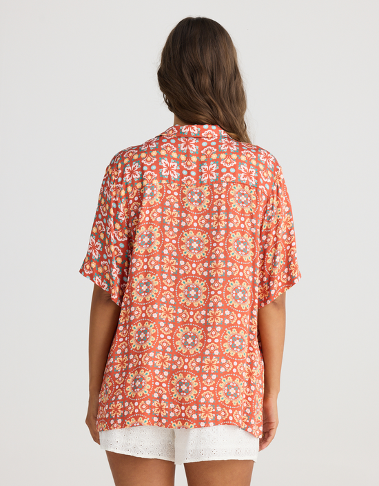 Palm Springs Shirt-Medina Spice