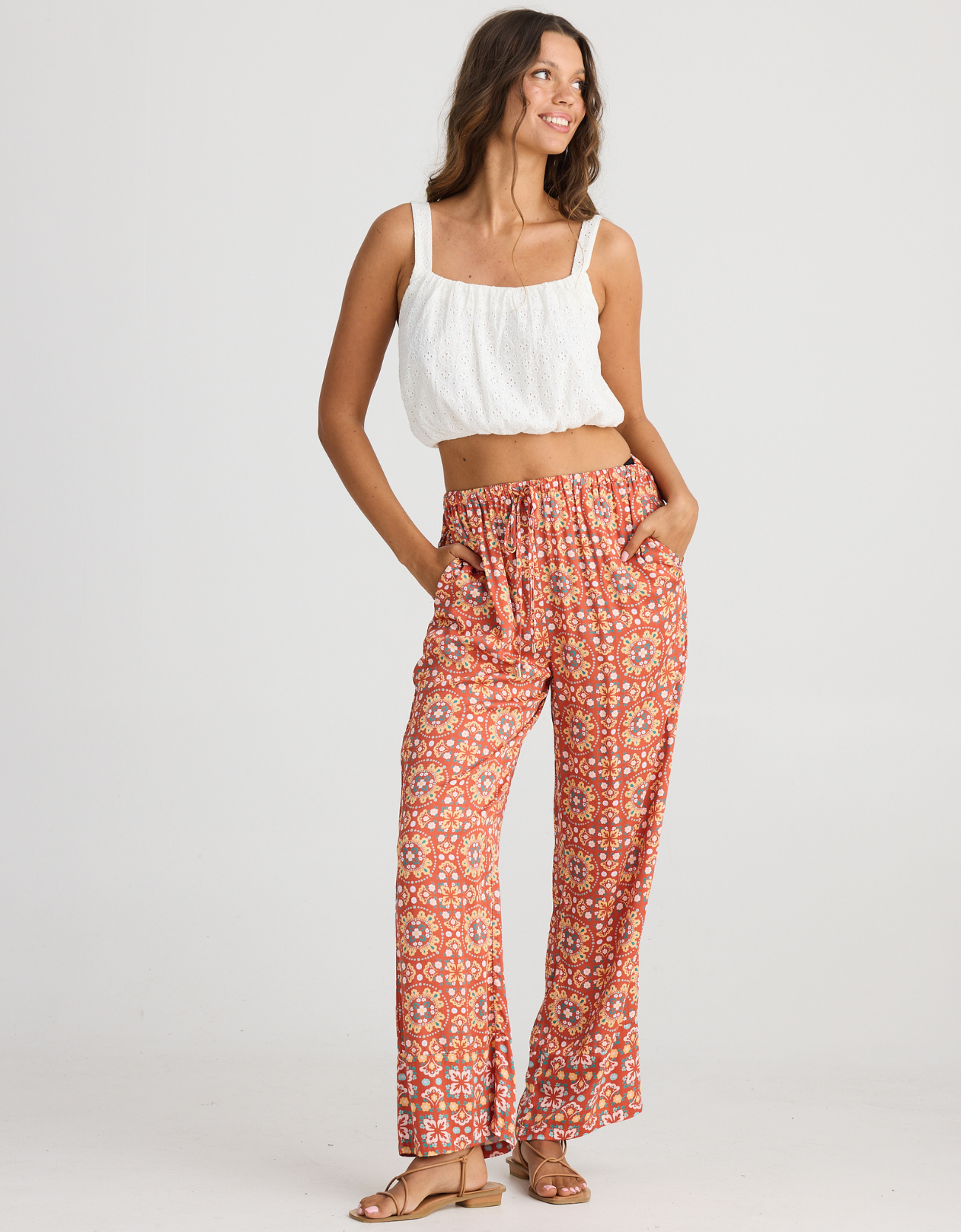 Palm Springs Pants-Medina Spice