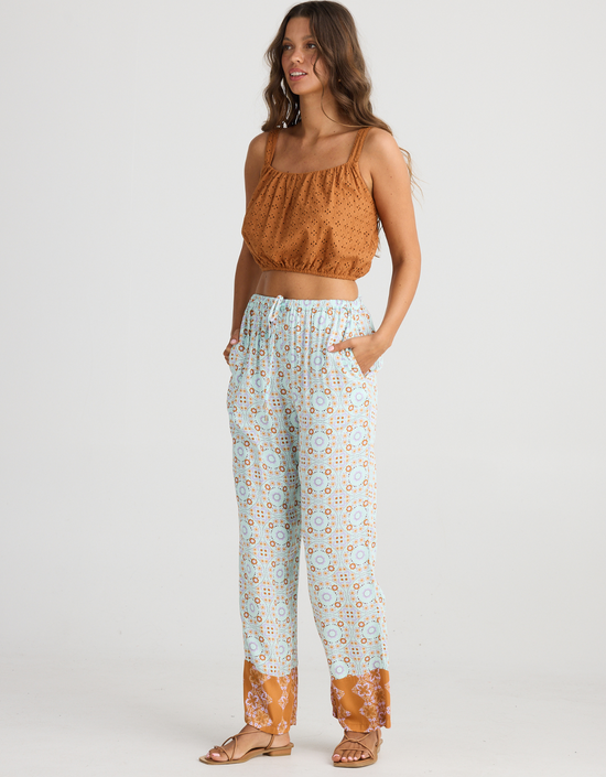 Palm Springs Pant-Medina Blue