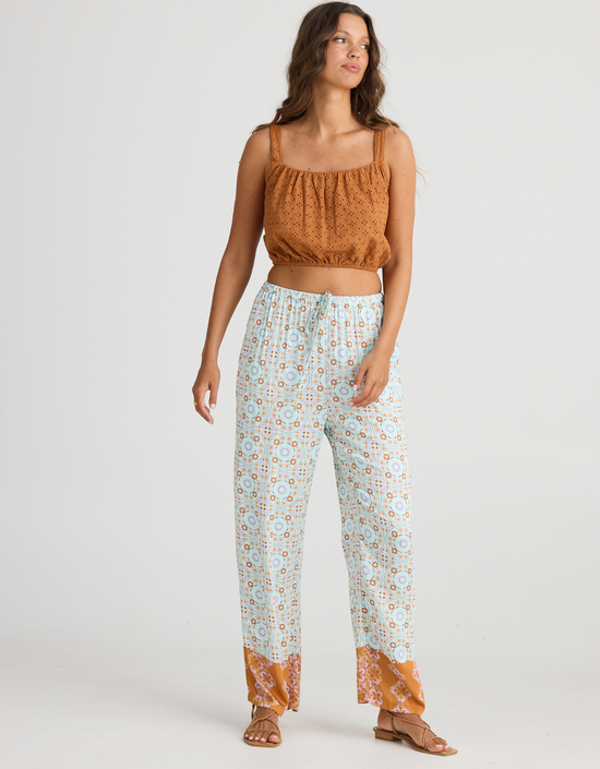 Palm Springs Pant-Medina Blue