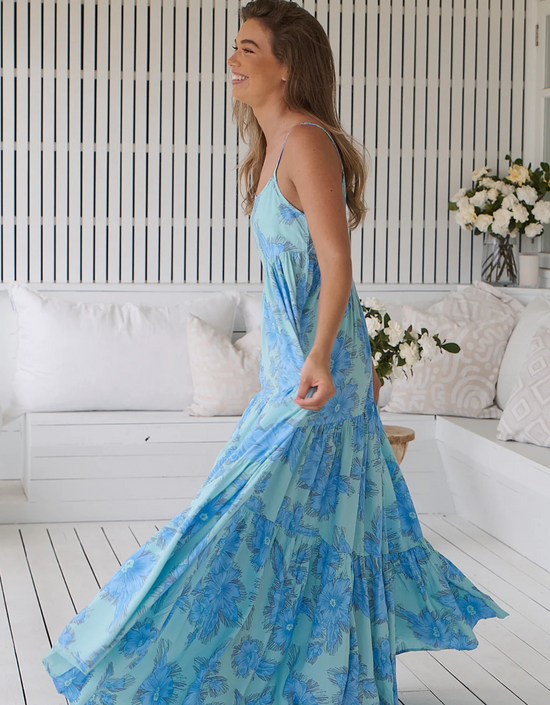 Winona Maxi Dress-Summer Song Print