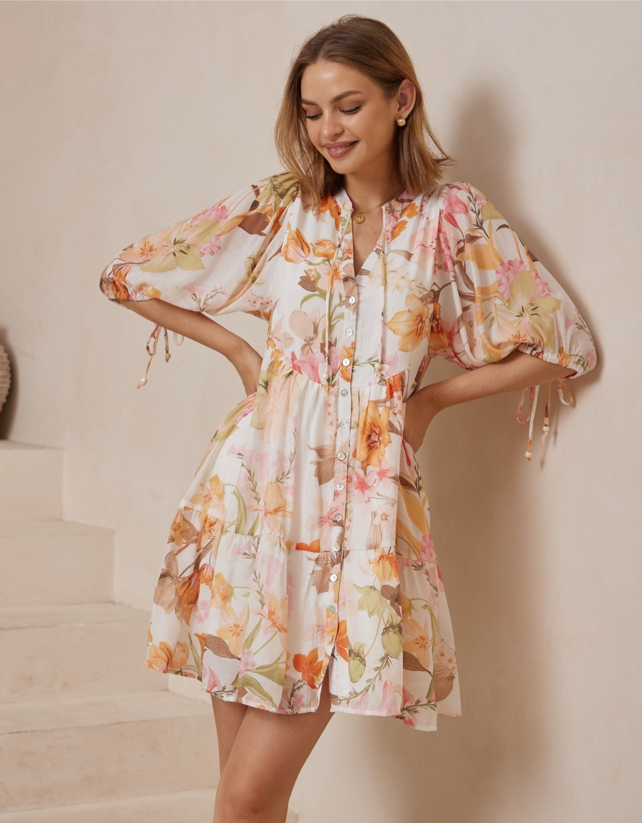 Tea Garden Babydoll Dress