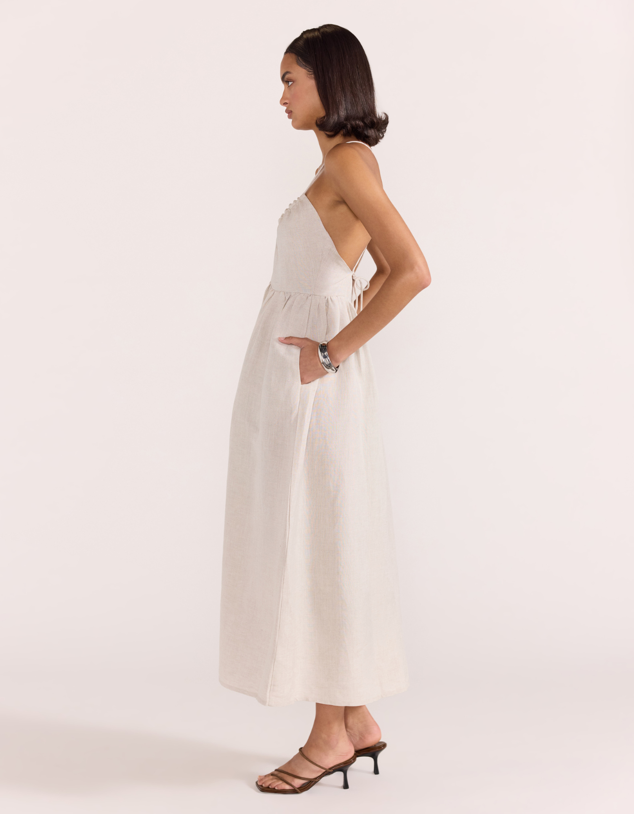 Harper Sundress-Natural Marle