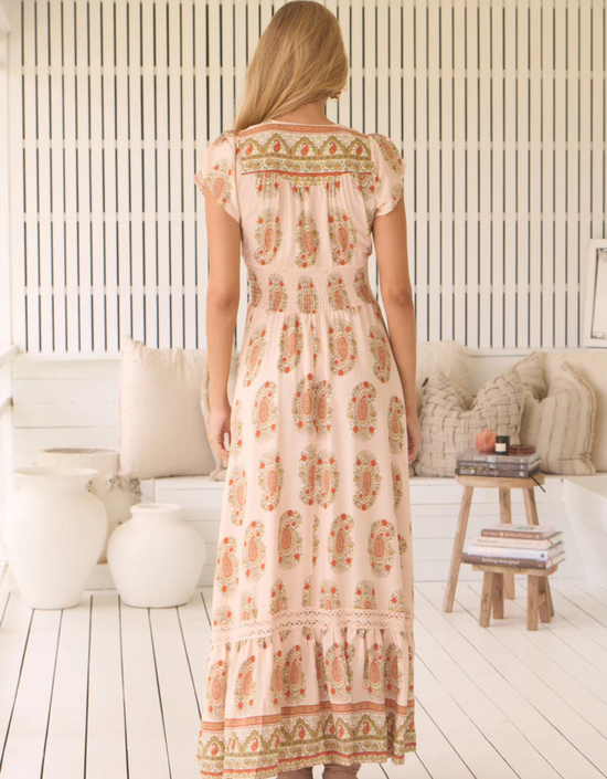 Romi Maxi Dress- Heirloom Print