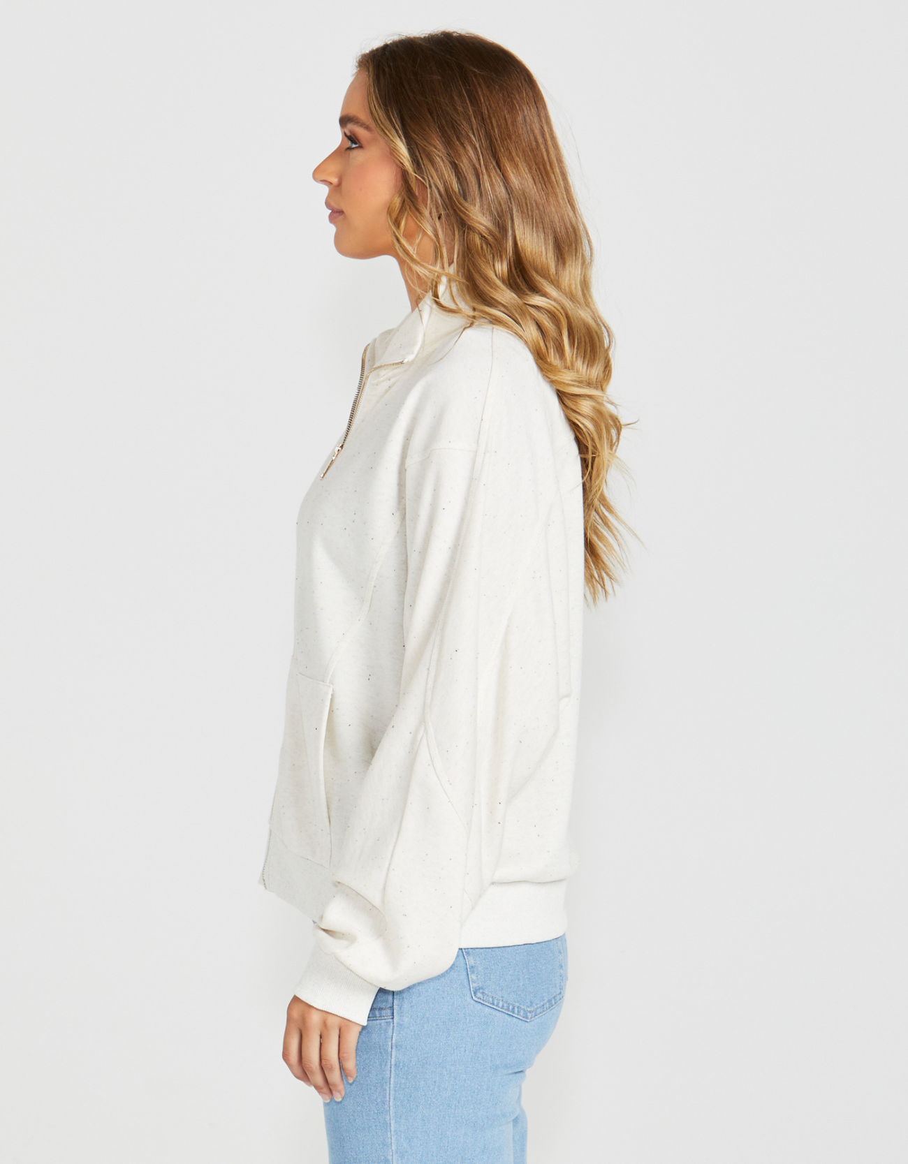 Giselle Jacket-Cream Fleck