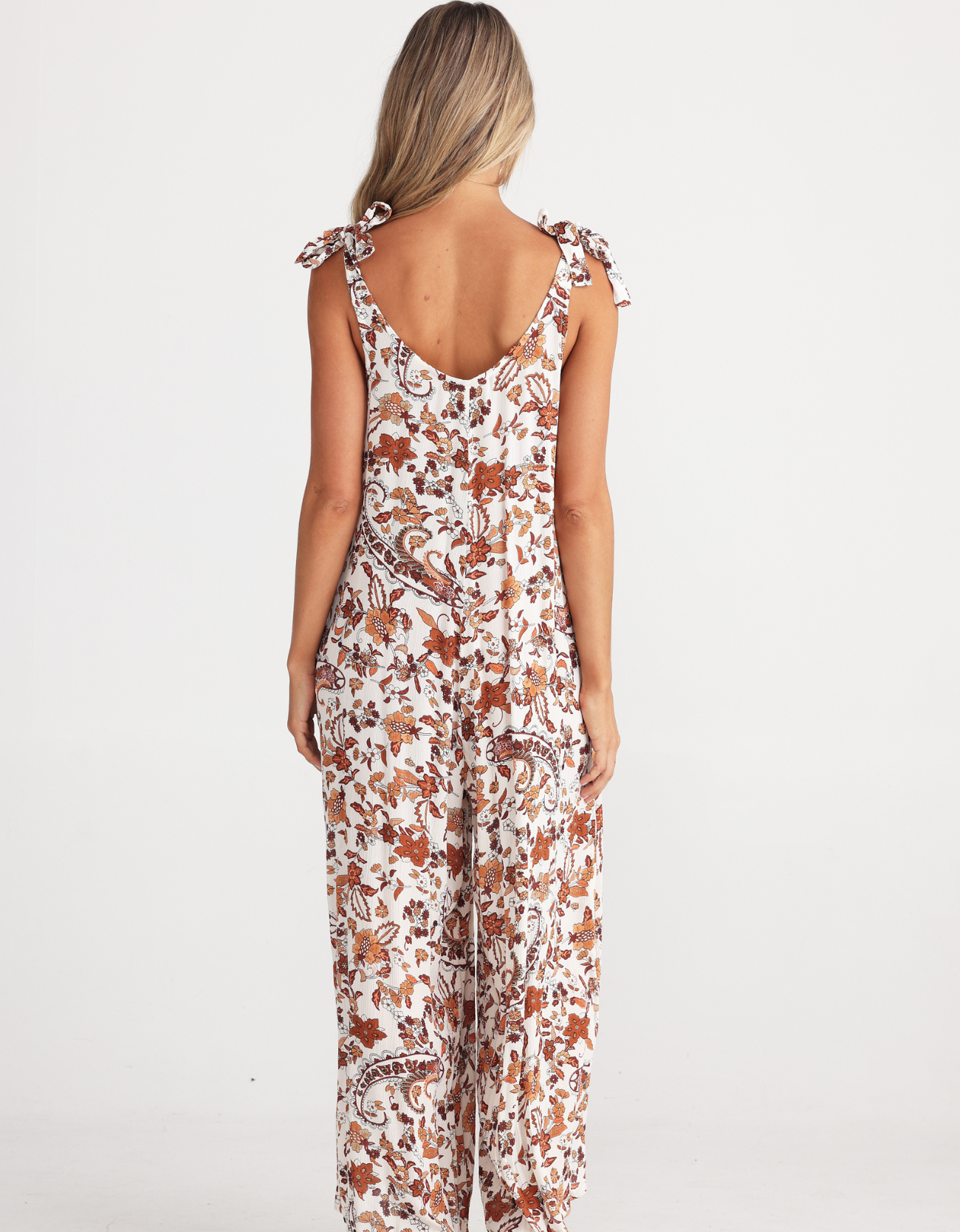 Temple Jumpsuit-Marbella Print