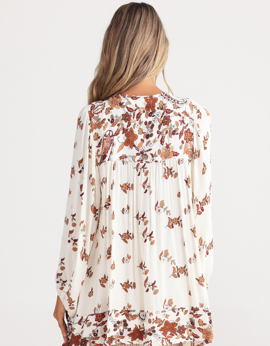 Dreamcatcher Top-Marbella Print