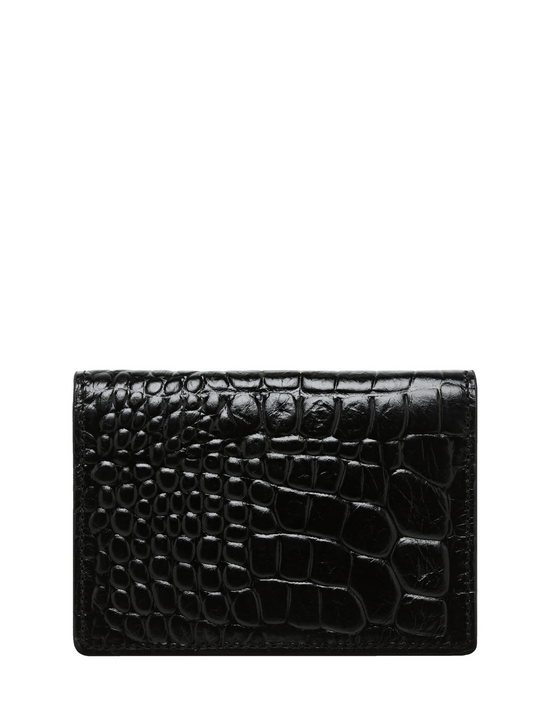 Easy Does It-Black Croc Emboss