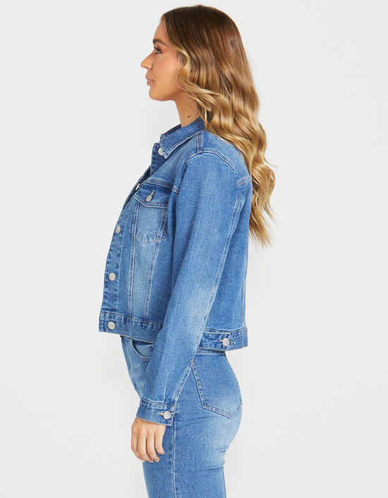 Darcy Denim Jacket-80 Vintage Wash