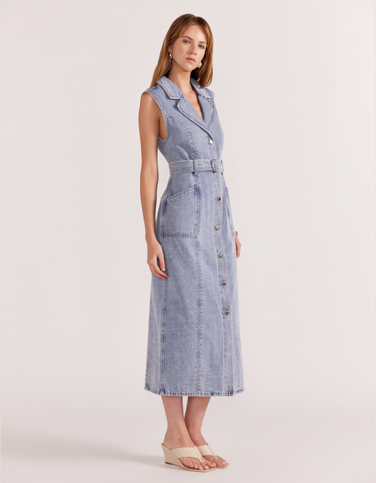 Calla Denim Midi Dress