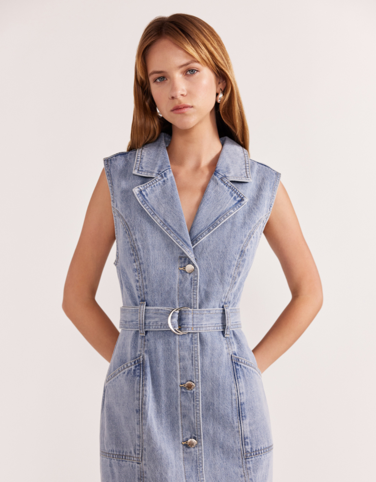 Calla Denim Midi Dress