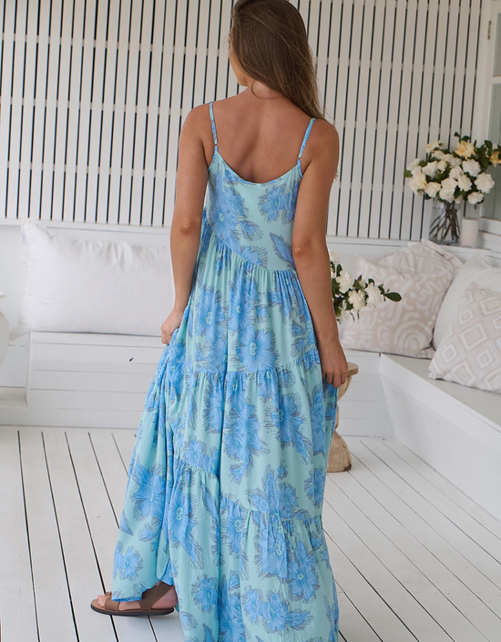 Winona Maxi Dress-Summer Song Print