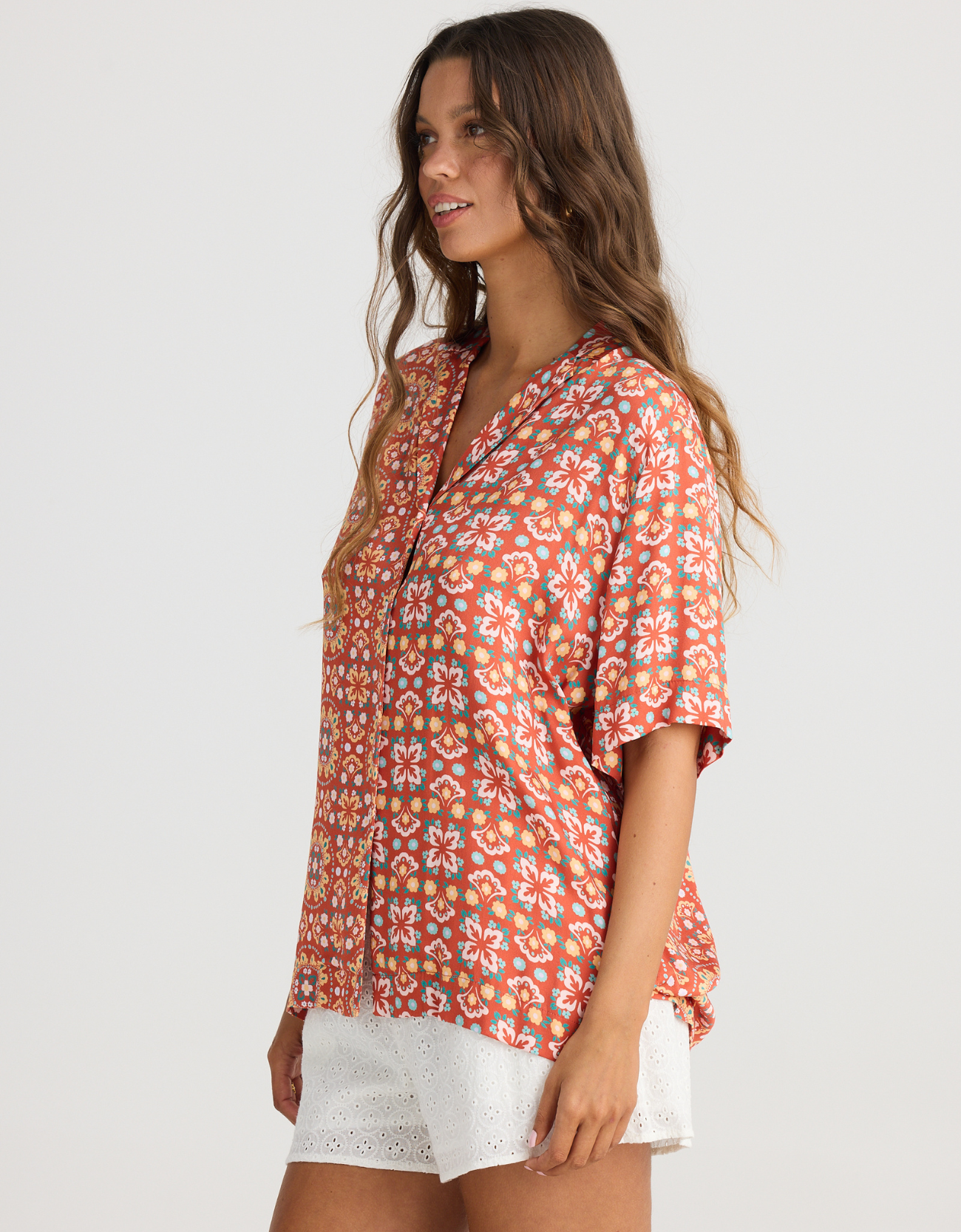 Palm Springs Shirt-Medina Spice